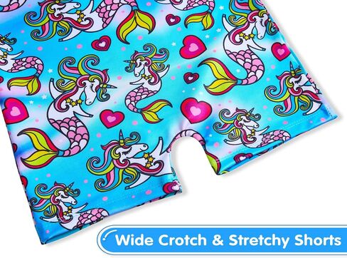 Girls Gymnastics Leotards Sleeveless Tumble Biketards One Piece Dance Unitards with Short in Saudi Arabia