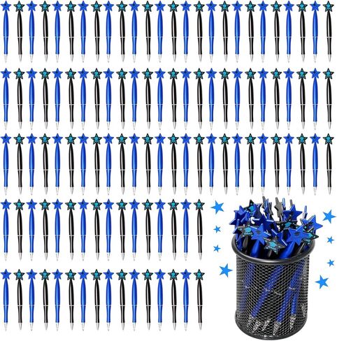 110 Pcs Graduation Ballpoint Pens Star Graduation Pens Bulk Party Favors Gifts Graduation Gifts Pens for Students Teacher School Office Supplies (Black,Red) in Saudi Arabia