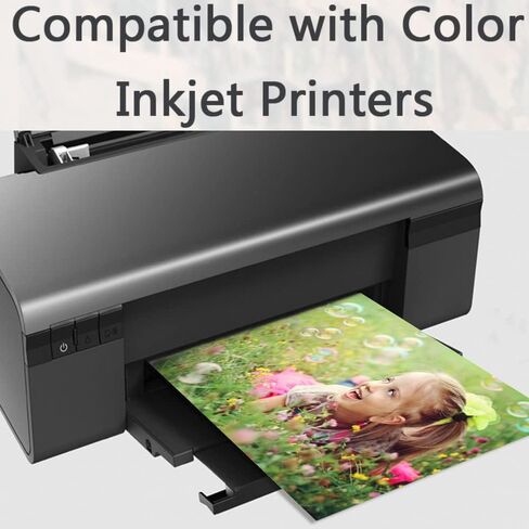 50Sheets 8x11.5inch 120gsm Double-sided Glossy Photo Paper for Inkjet Printer Printing Coated Paper for Business Card, Menu, Design Draft Printing etc (120g-50sheets) in Saudi Arabia