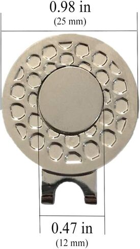 علامة كرة جولف زرقاء من Craftsman Golf US President مع مشبك، سبيكة معدنية، مغناطيسية سهلة التركيب على القبعة in Kuwait