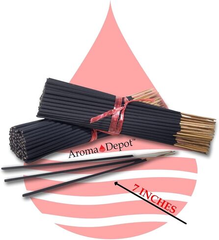 Coffee Type Most Exotic 7'' Incense Sticks. Approx. 85 to 100 Sticks Per Bundle, Each Natural Stick Burns for 45 mins to 1 Hour Each. Long Lasting. Guarantee 100% Pure in Kuwait