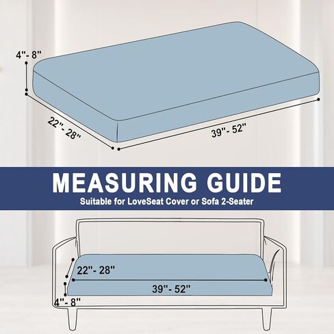 Couch Cover 1 Piece Love Seat Cover Velvet Sectional Couch Cushion Cover Separated L Shaped Sofa Slipcover Furniture Protector for Dogs Pets (LoveSeat or Sofa 2-Seater, Navy) in Kuwait