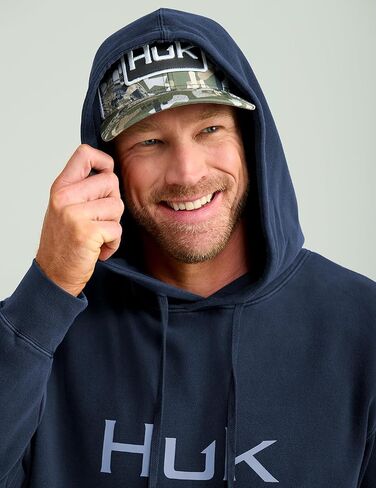 HUK Men's Cotton Fleece Graphic Hoodie, Performance Fishing Sweatshirt in Saudi Arabia