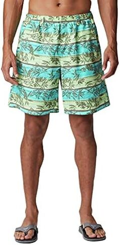 Columbia Men's Super Backcast Water Short, Lime Glow Ombre, Large x 8 in Saudi Arabia