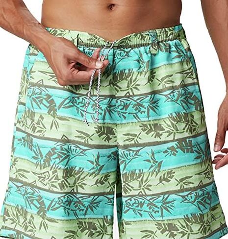 Columbia Men's Super Backcast Water Short, Lime Glow Ombre, Large x 8 in Saudi Arabia