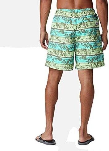 Columbia Men's Super Backcast Water Short, Lime Glow Ombre, Large x 8 in Saudi Arabia
