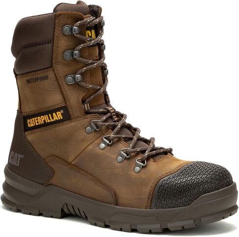 Cat Footwear P9164220111.5M Accomplice X 8" Wp St - Real Brown 11.5M in Saudi Arabia