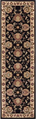 سجادة منطقة تقليدية منسوجة جيدًا باللون الأسود العباسي الخالد مقاس 2'7 بوصة × 12 بوصة in Kuwait