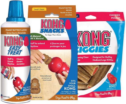 KONG - Dog Treat Combo - Easy Treat, Snacks and Ziggies - Puppy Treats for Small Puppies in Saudi Arabia