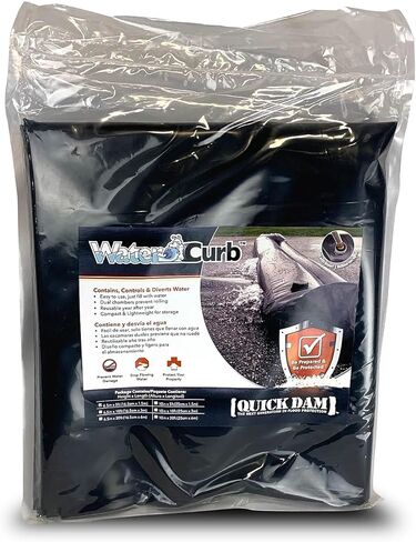 مملوءة بالمياه السريعة، كبح المياه يحول مياه الفيضانات، ارتفاع 6.5 بوصة × طول 10 أقدام، عبوة واحدة in Kuwait