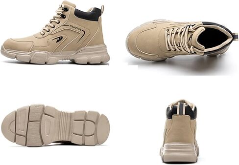 Waterproof Work Boots Steel Toe Cap Shoe Men Women Lightweight Comfortable Mid Top Safet Trainers in Saudi Arabia