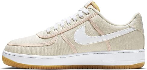 حذاء رياضي Nike Air Force 1 '07 Low Premium للرجال، كريمي فاتح/أبيض/قرمزي اللون، 8.5 in Saudi Arabia