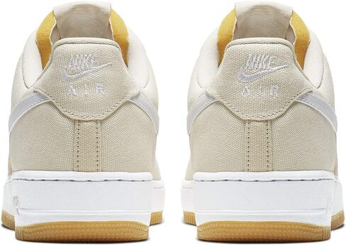 حذاء رياضي Nike Air Force 1 '07 Low Premium للرجال، كريمي فاتح/أبيض/قرمزي اللون، 8.5 in Saudi Arabia