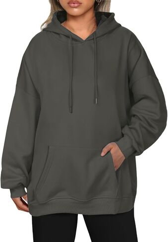Zeagoo Womens Oversized Hoodies Fleece Sweatshirts Long Sleeve Pullover with Pocket 2024 Fall Winter Outfits Y2k Clothes in Saudi Arabia