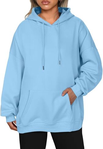 Zeagoo Womens Oversized Hoodies Fleece Sweatshirts Long Sleeve Pullover with Pocket 2024 Fall Winter Outfits Y2k Clothes in Saudi Arabia