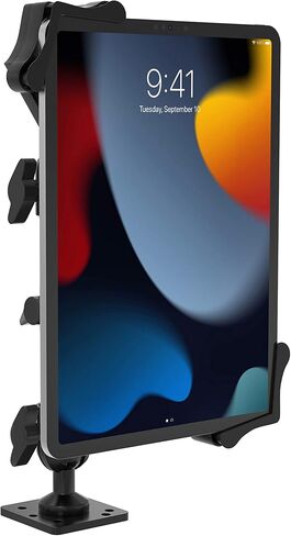 Tabletop Wall Mount – CTA Multi-Mount Carbon Fiber Support Arm for iPad 10th Gen 10.9" - iPad 7/8/9 Gen 10.2" - iPad Pro 12.9" - iPad Air 3 - Surface Pro 4 - Galaxy Tab S3 & More - Black (AUT-VDM) in Saudi Arabia