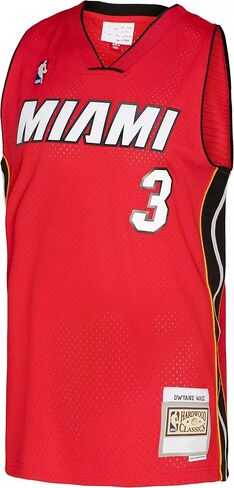 Dwyane Wade Miami Heat Red Youth 8-20 Hardwood Classic Soul Swingman Player Jersey - Small 8 in Saudi Arabia