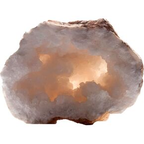 MINERALIST Collection Natural Geode Quartz Crystals, 3 LB Real Geodes Quartz Gemstone Specimen, Cleansing and Healing High Energy Crystal Clusters, Crystals Decor, Reiki Yoga,White Angel Aura Quartz