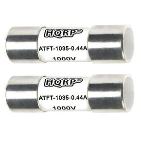 HQRP 2-Pack DMM-44/100 صمام رقمي متعدد سريع المفعول 440 مللي أمبير 1000 فولت بديل لـ Bussmann DMM-B-44/100، DMM-44/100-R، 943121 متوافق مع DMM Fluke، Brymen، Klein، Agilent