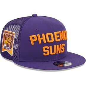 New Era Phoenix Suns 59FIFTY 1988 Western Conference Side Patch Fitted Cap, Trucker Hat Purple