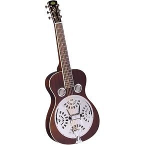 Regal RD-40MS Squareneck Resophonic Guitar - Natural Mahogany