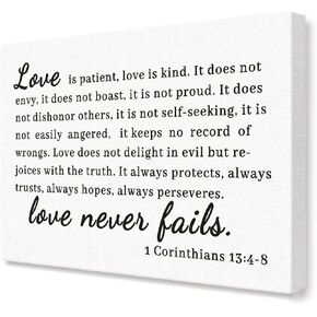 LISTNGBO Galatians 5:22-23 The Fruit of The Spirit Wall Art Canvas,Bible Verse Christian Canvas Painting Wall Decor for Christian Home Office Bedroom