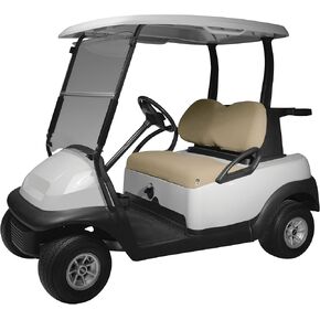 Classic Accessories Fairway Terry Cloth Golf Cart Seat Cover, Black