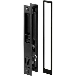 Prime-Line C 1101 Diecast Black Finish, Flush Sliding Patio Door Handle, for Croft (Single Pack)