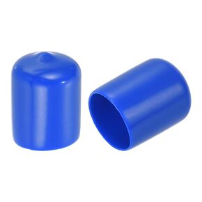uxcell 30pcs Rubber End Caps 25mm(1 inch) ID Vinyl Round Tube Bolt Cap Cover Screw Thread Protectors Pink