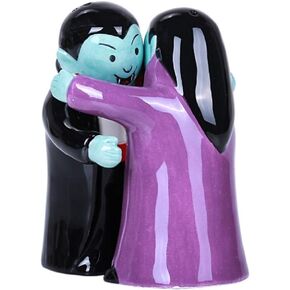 Pacific Giftware Hugging Vampires Magnetic Ceramic Salt and Pepper Shakers Set