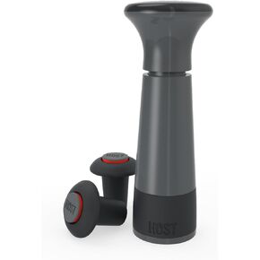 مضخة حفظ النبيذ AirLOCK وحافظة النبيذ مع سدادات النبيذ ومضخة النبيذ وسدادة زجاجة النبيذ المفرغة، مجموعة من 3، أسود in Kuwait