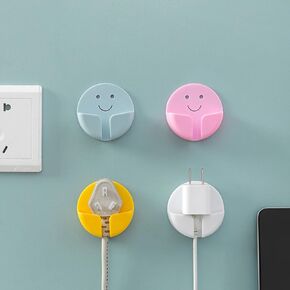 Command Hooks for Hanging, Electrical Wire Organization, Cell Phone Charger Holder for All Household Appliances