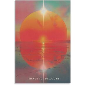 Loom Imagine Dragons Poster 1 Canvas Poster Bedroom Decoration Landscape Office Valentine's Birthday Gift Unframe-style12x18inch(30x45cm)