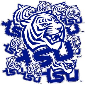 Desert Cactus Tennessee State University Stickers TSU Tigers Vinyl Decals Laptop Water Bottle Car Scrapbook 13.39x10.98 Sheet T3 (Type 3-1)