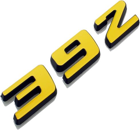 2pcs 392 Emblem, Badge Decal 3D Logo for 392(Black) in Saudi Arabia
