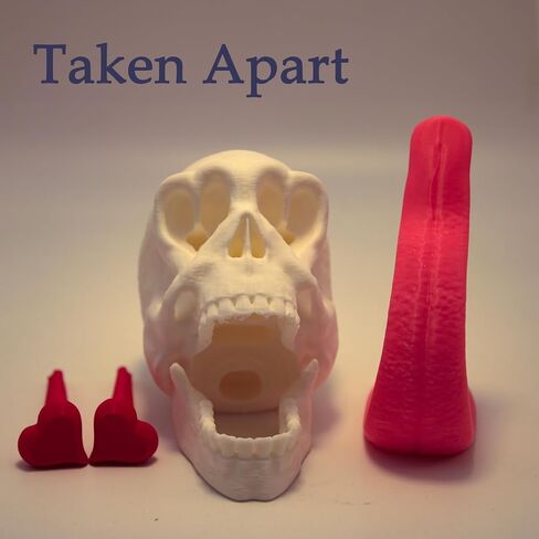 Halloween Skull, Spooky Skull Statue Decor for Halloween, Funny and Scary Halloween Decorations, Pink in Saudi Arabia