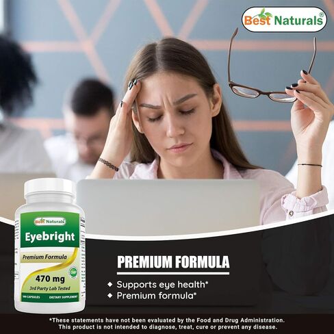 Best Naturals Eyebright 470 mg 180 Capsules (180 Count (Pack of 3)) in Kuwait
