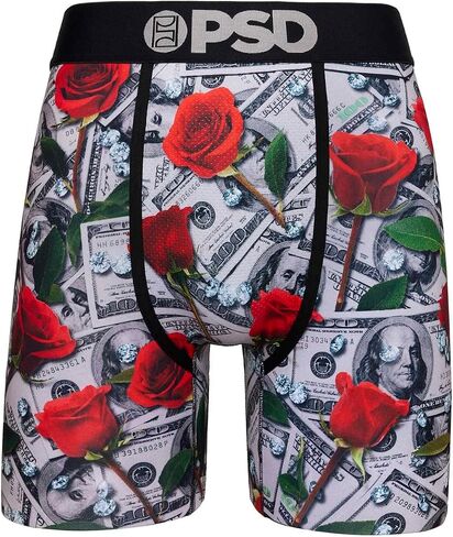 PSD Men's Rich Blooms 3-Pack Boxer Briefs, Multi, M in Saudi Arabia