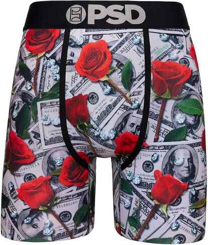 PSD Men's Rich Blooms 3-Pack Boxer Briefs, Multi, M in Saudi Arabia