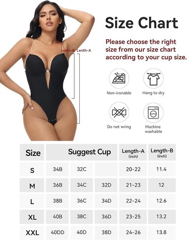 ملابس داخلية نسائية لشكل الجسم عميق على شكل حرف V بدون حمالات بدون ظهر بدون خياطة ملابس داخلية منخفضة الظهر لفستان بدون ظهر ملابس داخلية لحفلات الزفاف والعروس in Kuwait