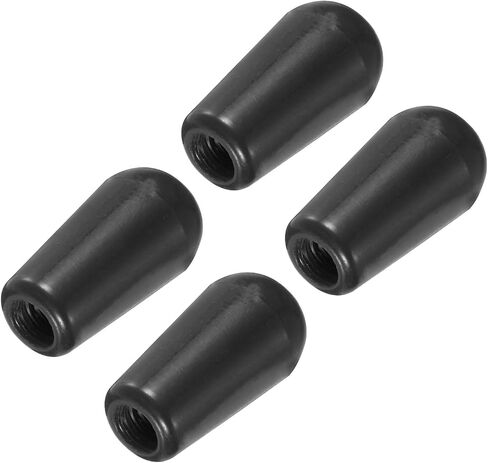MECCANIXITY 4Pcs Guitar 3 Way Pickup Switch Tip M4 Plastic Toggle Switch Knobs for LP Electric Guitar, Orange in Saudi Arabia