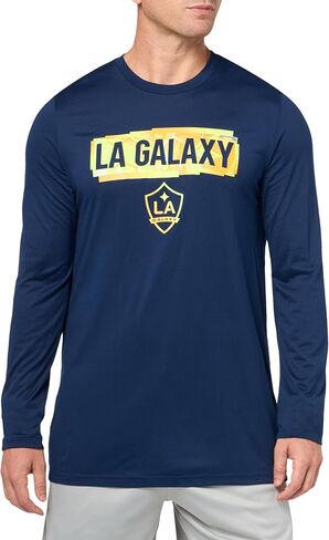 adidas Men's La Galaxy Long Sleeve Pre-Game T-Shirt in Saudi Arabia