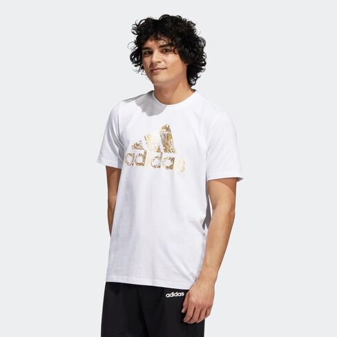 adidas Foil Badge of Sport Graphic Mens T-Shirt 3XL Black in Saudi Arabia