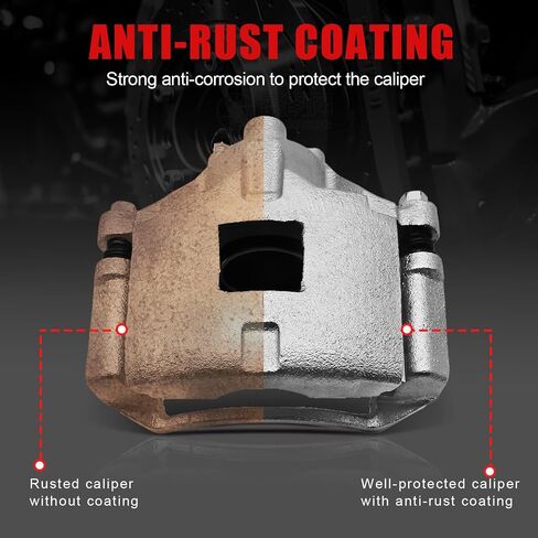 18-B4921 & 18-B4920 Rear Left and Rear Right Brake Calipers Assembly with Bracket | Fits 2005-2007 Ford F-250 Super Duty, 2005 2006 2007 Ford F-350 Super Duty-Rear Brake Caliper in Saudi Arabia