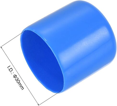 uxcell 30pcs Rubber End Caps 25mm(1 inch) ID Vinyl Round Tube Bolt Cap Cover Screw Thread Protectors Pink in Saudi Arabia