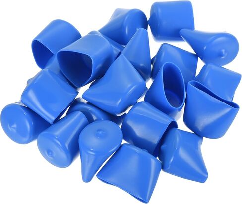 uxcell 30pcs Rubber End Caps 25mm(1 inch) ID Vinyl Round Tube Bolt Cap Cover Screw Thread Protectors Pink in Saudi Arabia
