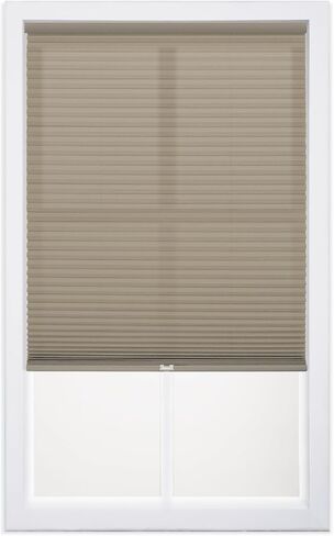 DEZ FURNISHINGS QCLN230720 Cordless Light Filtering Cellular Shade, 72" x 23", Linen in Saudi Arabia