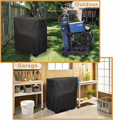 Welding Cart Cover, Suitable for Tig Mig Welder Cart & Plasma cutter Rolling Weldiing Cart Using 125 cu/ft Welding Cylinders, Waterproof & Dustproof.(Cover Only) in Saudi Arabia