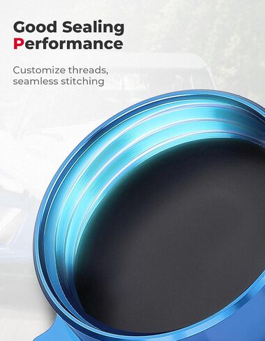 KEMIMOTO Aluminum Gas Cap Compatible with Polaris Slingshot SL LE R S SLR Grand Touring 2015-2023, Fuel Cap Oil Cap Gas Tank Cap, 2521278 for Slingshot Accessories Red in Saudi Arabia
