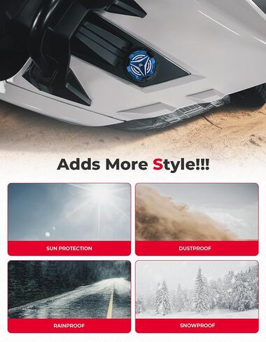 KEMIMOTO Aluminum Gas Cap Compatible with Polaris Slingshot SL LE R S SLR Grand Touring 2015-2023, Fuel Cap Oil Cap Gas Tank Cap, 2521278 for Slingshot Accessories Red in Saudi Arabia